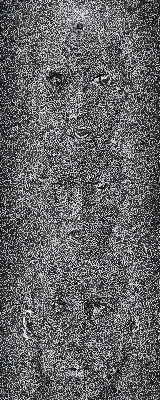 Image similar to cell shaded optical illusion by dan hillier