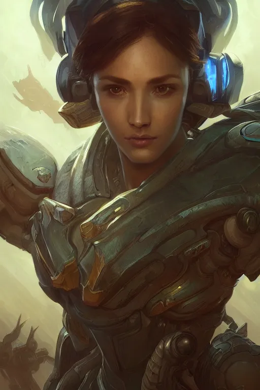 Image similar to world of starcraft, digital painting, portrait , cinematic lighting, highly detailed, artstation, concept art, illustration, smooth, sharp focus, artgerm , greg rutkowski, alphonse mucha, editor's pickup, trending on artstation, trending on deviantart, WLOP