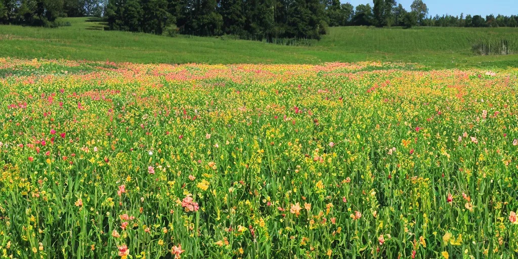 Image similar to flowering field