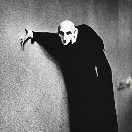 Image similar to candid photo of nosferatu