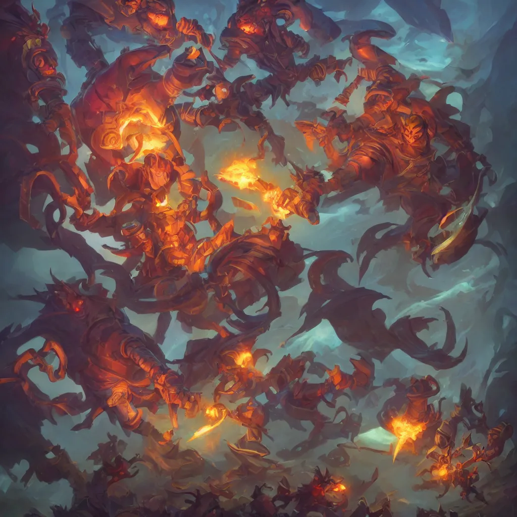 Image similar to heartstone magic loot stuff game icon fantasy art, 2d game art, official art, concept art , behance hd , concept art by Jesper Ejsing, by RHADS, Makoto Shinkai