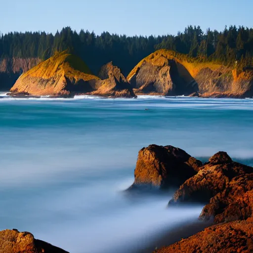 Prompt: from the coast of north oregon, usa ( oc ) [ r / earthporn ]