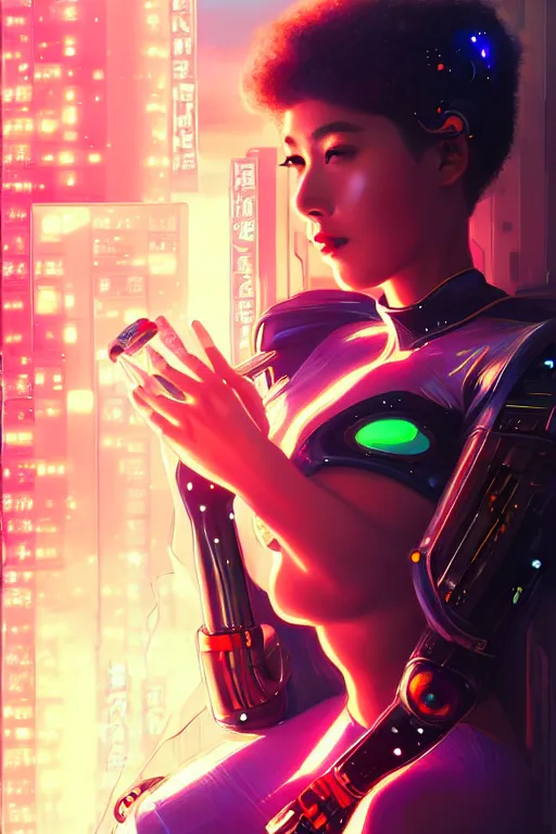 Image similar to portrait futuristic superheroine Girl with fire and sparkles, in future cyberpunk tokyo rooftop , ssci-fi, fantasy, intricate, very very beautiful, elegant, human anatomy, human structure, neon light, highly detailed, digital painting, artstation, concept art, smooth, sharp focus, illustration, art by tian zi and WLOP and alphonse mucha