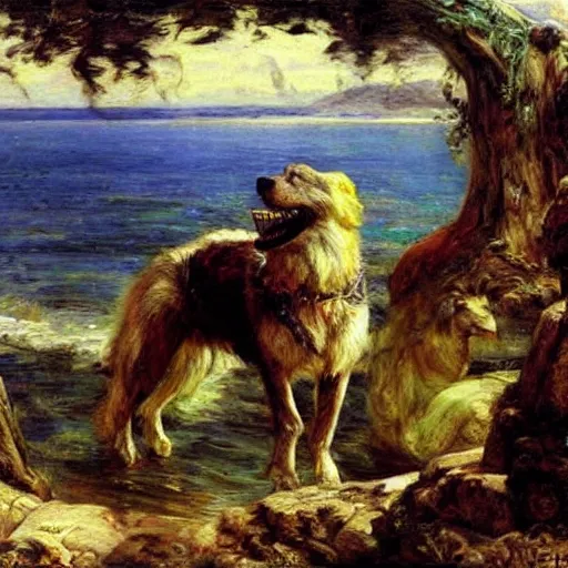 Prompt: fenrir frederick arthur bridgman