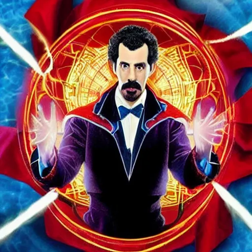 Image similar to Borat as Dr Strange