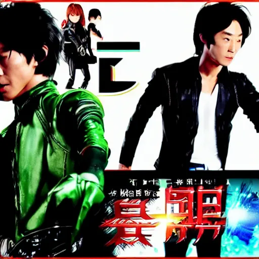 Image similar to Kamen rider black scene , movie from Japan, by toei company