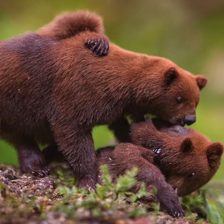 Image similar to close up national geographic photo of wild candy gummy bear wildlife photograph