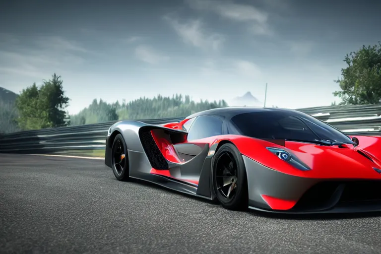 Image similar to photo wallpaper sport car gran turismo 7 forza horizon need for speed fast and furious 5 unreal engine supercar hypercar game concept car octane render, 4 khd 2 0 2 2 3 d cgi rtx style chrome reflexion global illumination ray tracing hdr arstation pixar and disney unreal