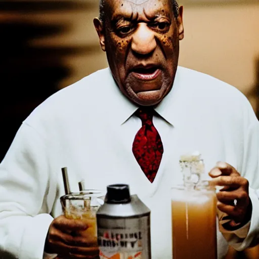 Prompt: Bill Cosby as a mixologist