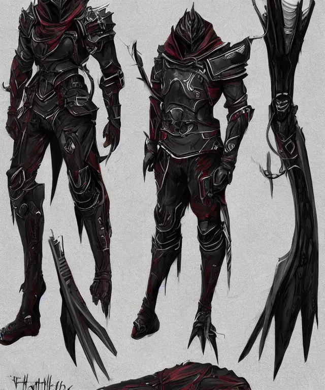Image similar to full body concept art of a vampire brotherhood knight in the style of fallout / anime trending on artstation deviantart pinterest detailed realistic hd 8 k high resolution