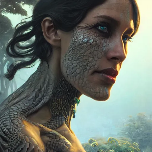 Image similar to loe biden with reptile eyes, and reptile skin, ultra realistic, concept art, intricate details, eerie, highly detailed, photorealistic, octane render, 8 k, unreal engine. art by artgerm and greg rutkowski and alphonse mucha