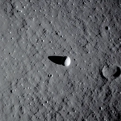 Image similar to a photography of a green soccer pitch on the moon, extreme long shot