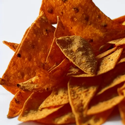 Prompt: 35mm close up picture of new spicy potato flavored doritos bag