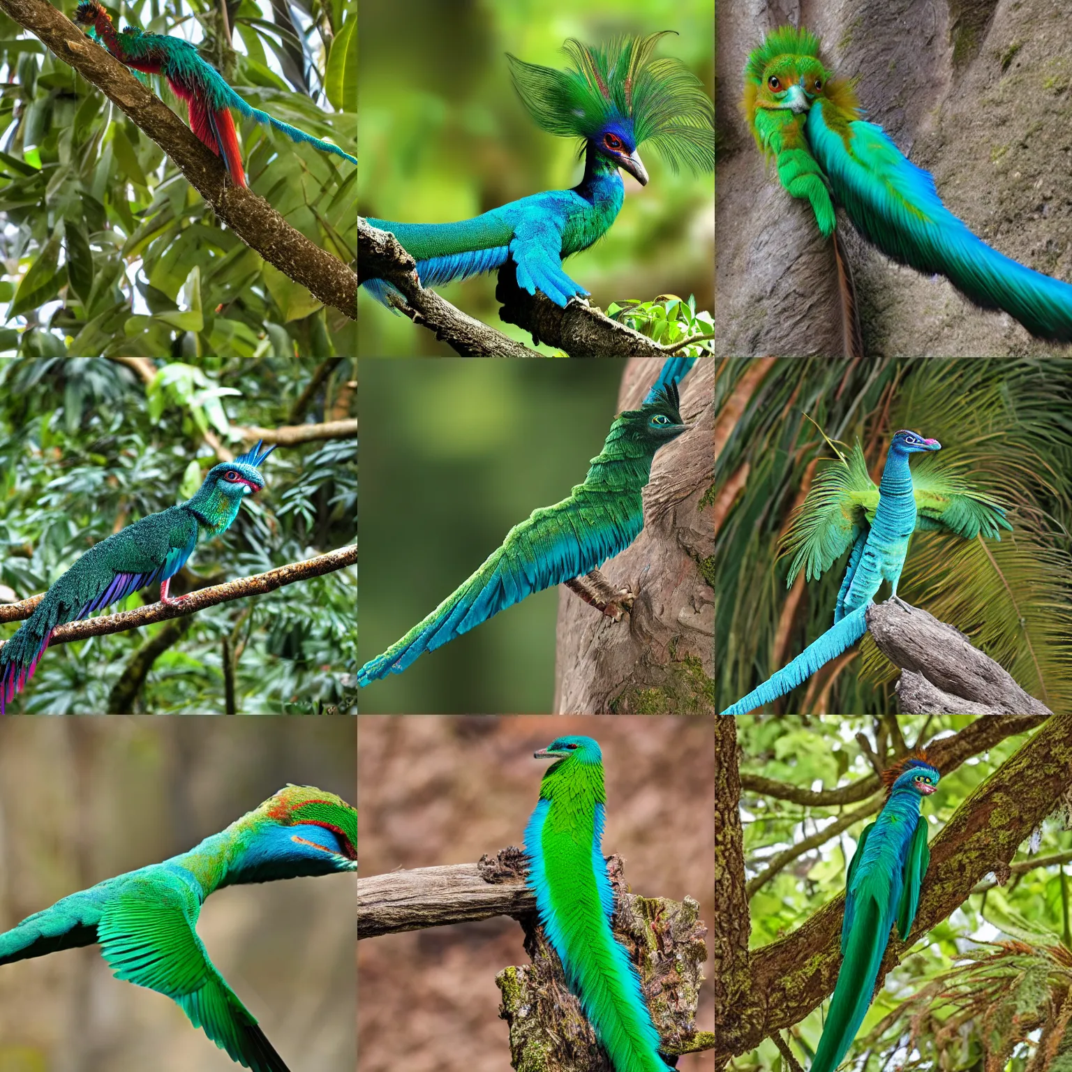 Prompt: a resplendent quetzal