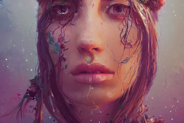 Prompt: a beautiful bohemian girl, intricate, highly detailed, digital painting,, artstation, official media, concept art, rich vivid colors, ambient lighting, sharp focus, illustration, art by wlop