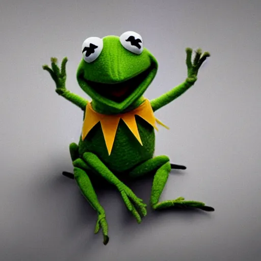 Prompt: Kermit the frog as an avenger