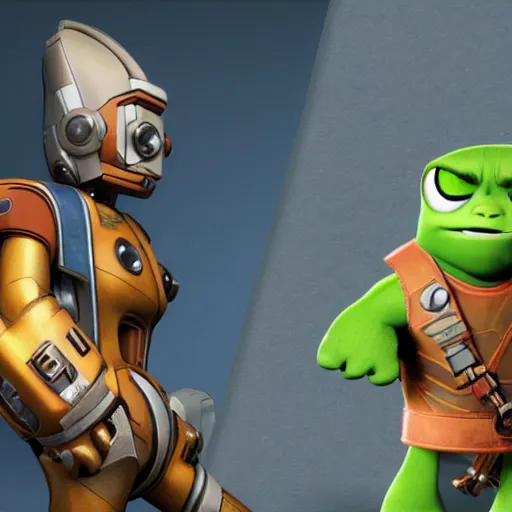 Prompt: ratchet and qwark in marvel cinematic universe, photorealistic