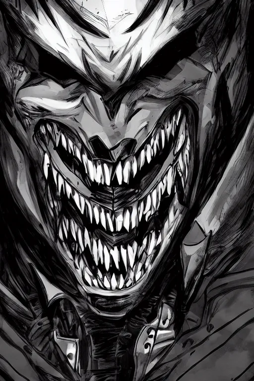 Image similar to the batman who laughs, comic strip style, dynamic lighting, fantasy concept art, trending on art station, stunning visuals, creative, cinematic, portrait, ultra detailed