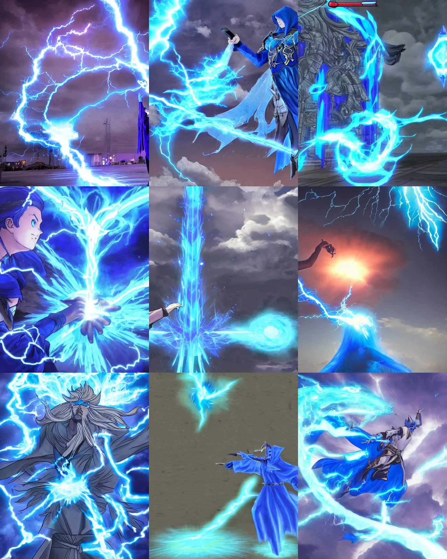 anime lightning mage