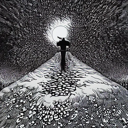 Prompt: the end of the world by dan hillier