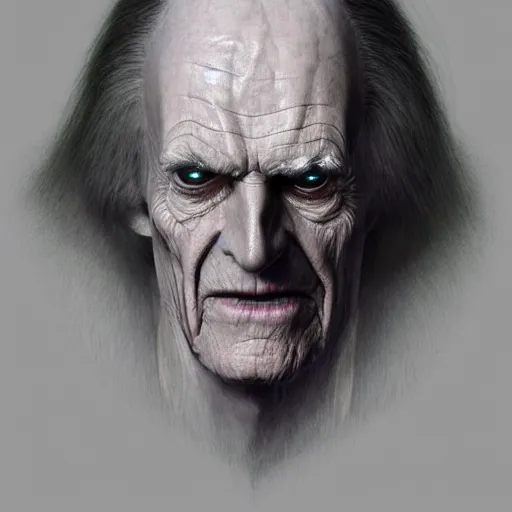 Image similar to hyperrealistic full body image of jim carey disguised as ( emperor palpatine ), stunning 3 d render, inspired by istvan sandorfi & greg rutkowski & unreal engine, perfect symmetry, dim volumetric cinematic lighting, 8 k octane comprehensive render, extremely hyper - detailed, incredibly lifelike attributes, intricate, real flesh texture, masterpiece, artstation, stunning,