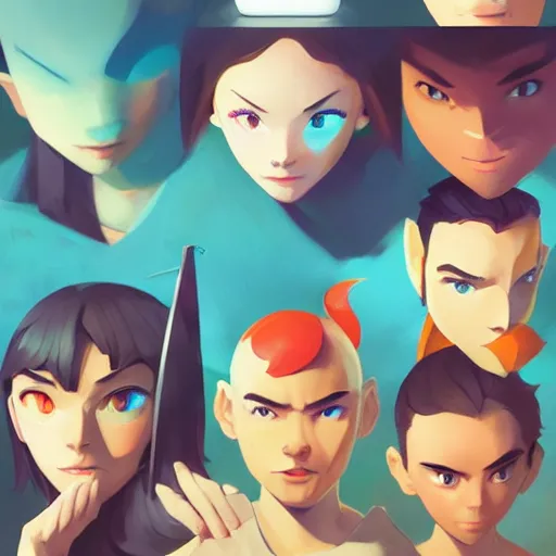 Image similar to face icon stylized minimalist nintendo 3 ds, loftis, cory behance hd by jesper ejsing, by rhads, makoto shinkai and lois van baarle, ilya kuvshinov, rossdraws global illumination