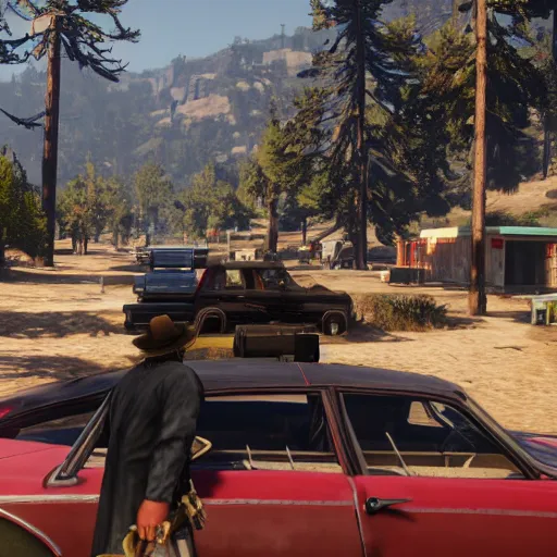 Image similar to GTA 5 in Red dead redemption 2