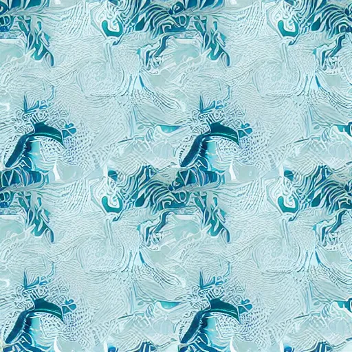 Image similar to exquisite fresh ocean print with beautiful and high resolution elements developed into seamless patterns