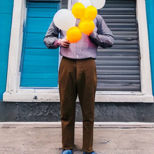 Image similar to photo of man with stupid looking balloon pants