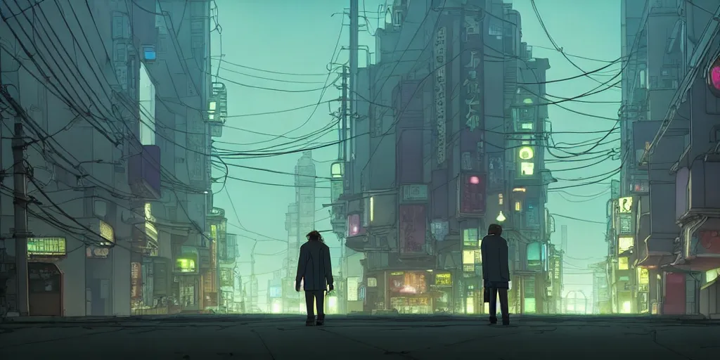 Image similar to twilight lighting, moody, atmospheric, solarpunk, peter griffin from family guy's house, by ghibli studio and victor ngai, ghost in the shell, akira, pixar highly detailed, 8 k h 5 7 6