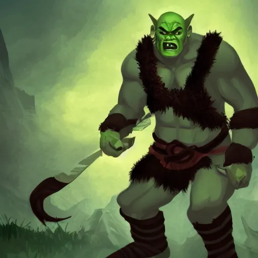 Image similar to a half-orc