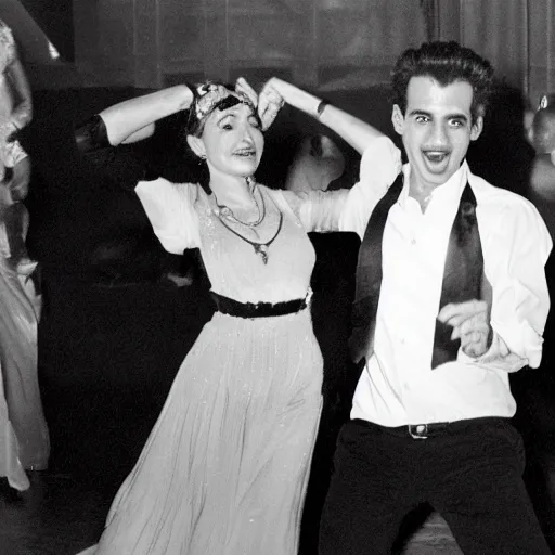 Prompt: sid dancing with sid lady