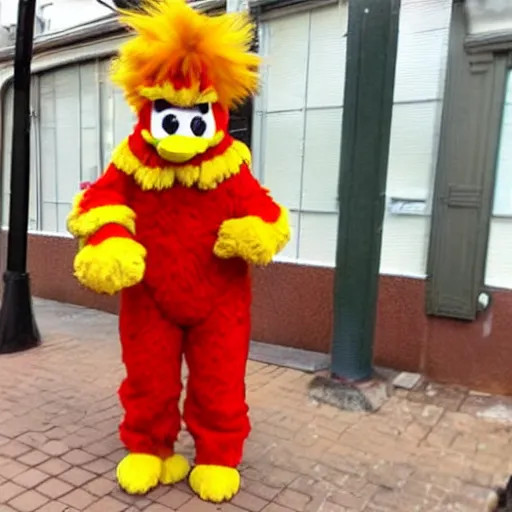 Image similar to ronald mcdonald fursuit