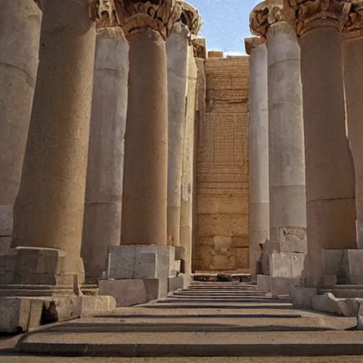 Prompt: mysteries Solomon's Temple