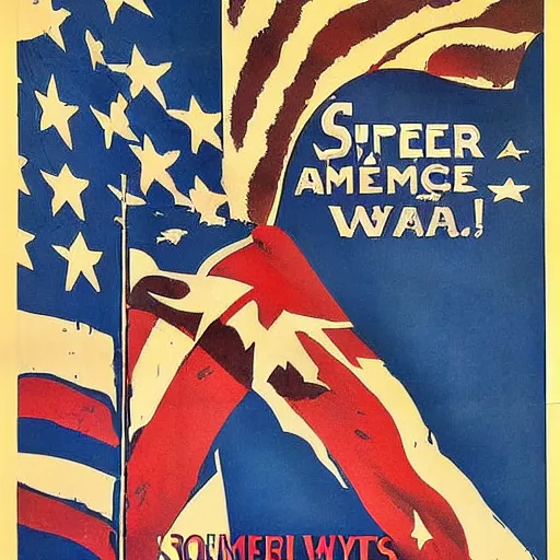 Prompt: supersoldiers wwi american propaganda poster by james gurney