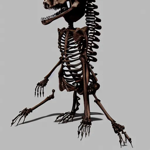 Prompt: rat skeleton halloween decoration, anthropomorphic rat in tattered black robes, photorealistic, artstation