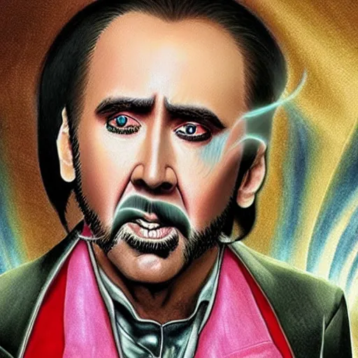 Prompt: Nicolas Cage as Mephisto