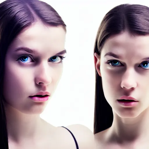 Image similar to young lady cyborg, bioorganic concept, beautiful face, full body,