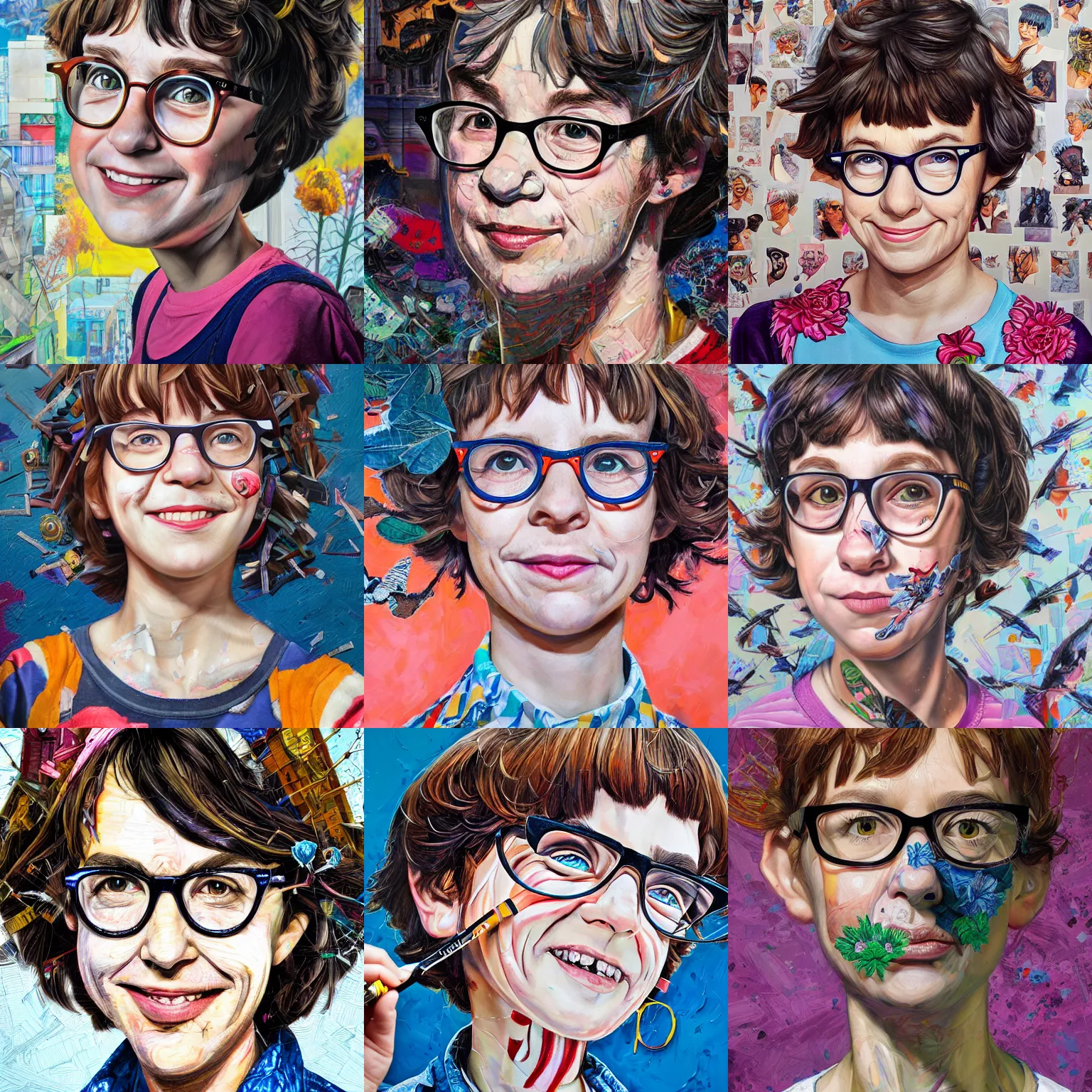 Prompt: a portrait of junie b jones by sandra chevrier, by jon foster, detailed render, post - processing, extremely hyperdetailed, intricate, epic composition, 4 k realistic, cryengine, realistic shaded lighting, sharp focus, masterpiece, by enki bilal