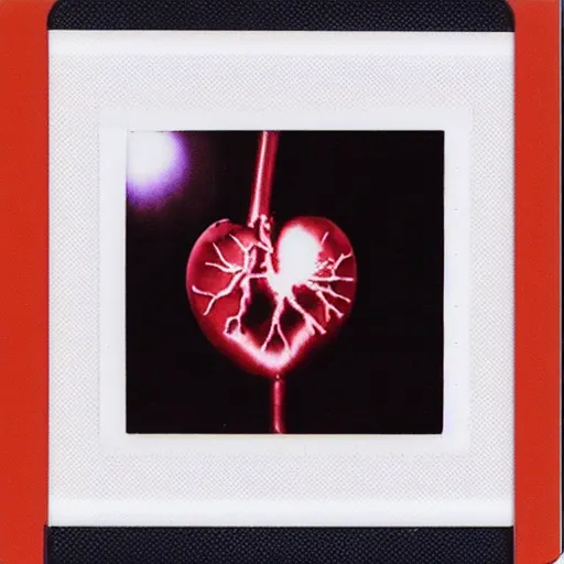 Prompt: Polaroid picture of a human heart