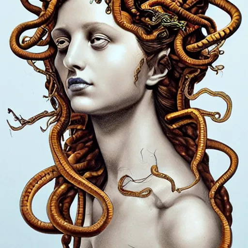 Ancient Greek Goddess. Medusa Gorgon. the Serpent Goddess. the Mythological  Deities of Olympia. Vector Illustration of the Stock Illustration -  Illustration of cute, funny: 221057392