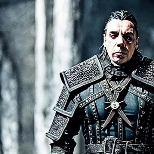 Image similar to Till Lindemann in the Witcher