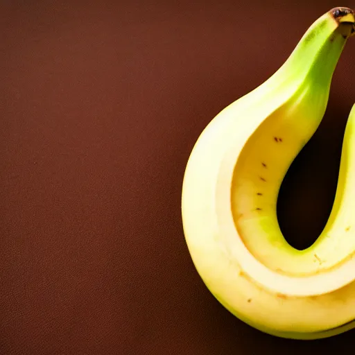 Image similar to a banana merged with a apple! Ultra realistic! 25mm f/1.7 ASPH Lens!