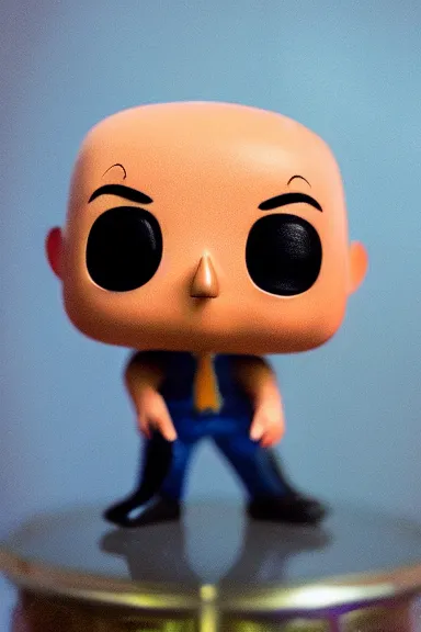 Prompt: “ very very intricate photorealistic photo of a jeff bezos funko pop, photo is in focus with detailed atmospheric lighting, award - winning details ”