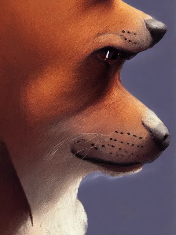 Image similar to an picture of a original sonic character based on a strong pitbull, side view, oil painting, high resolution, by ilya kuvshinov, sonic oc, brown fur, furry, greg rutkowski and makoto shinkai