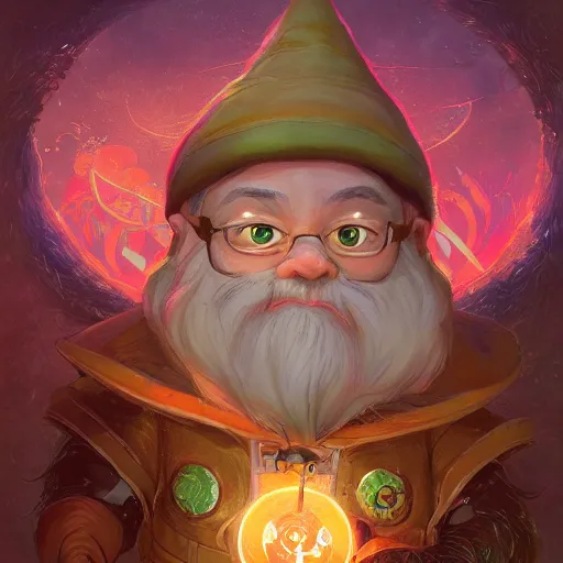 Prompt: a detailed portrait of a gnome star seeker, by victo ngai and justin gerard, digital art, realistic painting, very detailed, sharp focus, fantasy, dnd, character design, trending on artstation