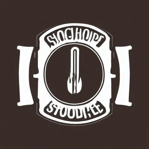 Prompt: hoodie shop logo