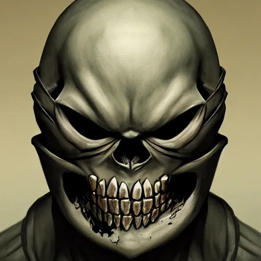 Image similar to teenage mutant ninja skull face, in heroic pose, promotion art,marvel, dark, intricate, highly detailed, smooth, artstation, digital illustration by Ruan Jia and Mandy Jurgens and Artgerm and Wayne Barlowe and Greg Rutkowski and Zdislav Beksinski, octane render, hyper realistic, sharp focus, 8k