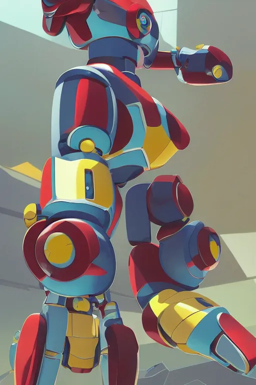 Image similar to metabots medabots medarotto medarot robot minimalist comics, behance hd by jesper ejsing, by rhads, makoto shinkai and lois van baarle, ilya kuvshinov, rossdraws global illumination ray tracing hdr radiating a glowing aura