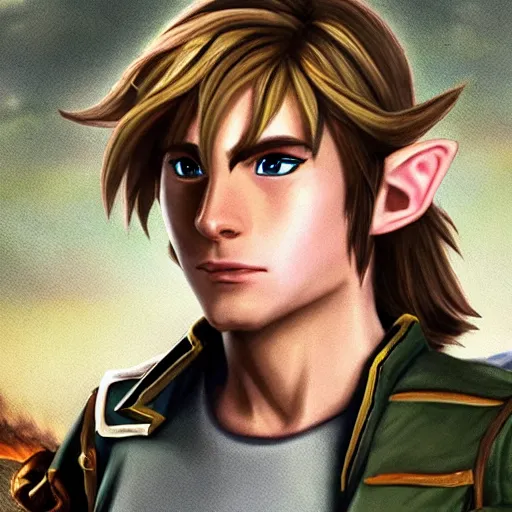 Prompt: link from the legend of zelda in thr harry potter universe, 8 k